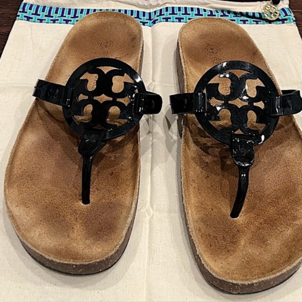 Tory Burch Miller Cloud - patent black